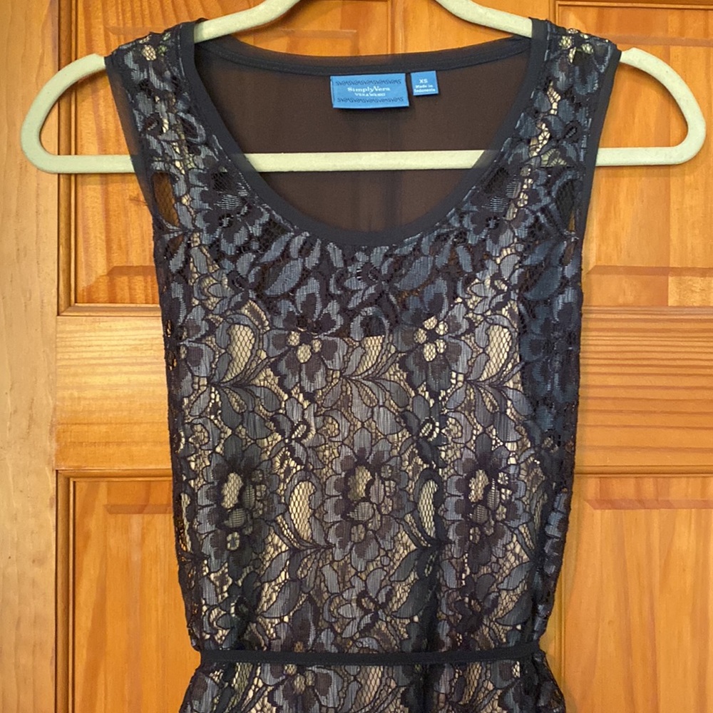 Simply Vera Blue Lace Dress